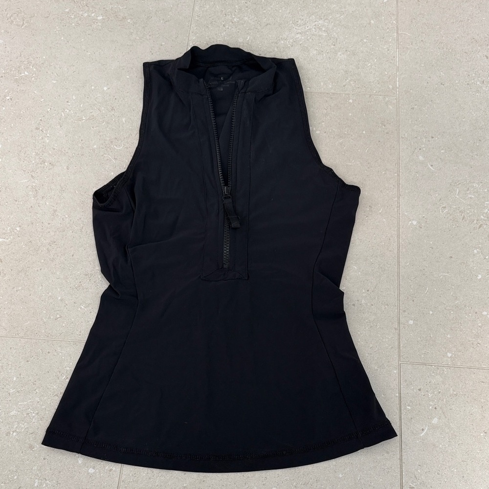 J. Crew Black Rash Guard Top
